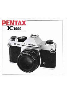 Pentax K 1000 SE manual. Camera Instructions.